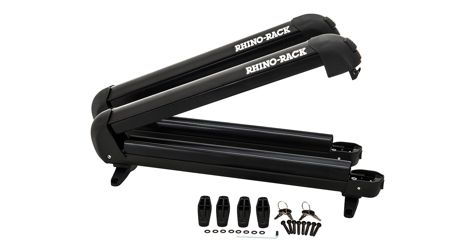 Rhino Rack Ski and Snowboard Carrier - 4 Skis or 2 Snowboards