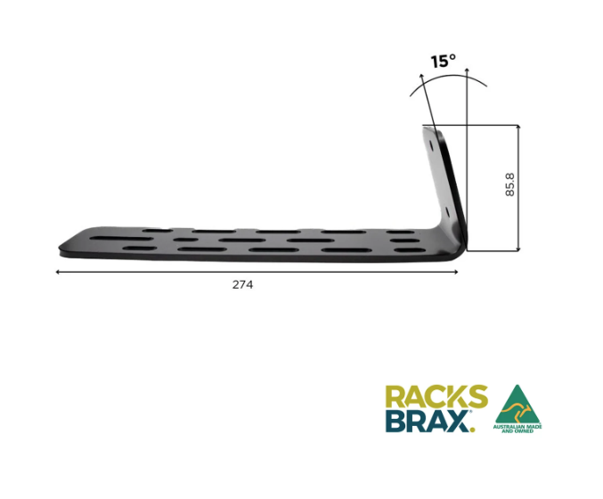 Racks Brax HD 15 Degree Angle Brackets