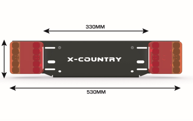 X-Country LED Licence Plate Holder