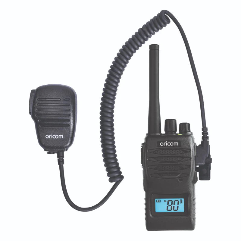 Oricom UHF5400BK-SPK 5 Watt Handheld UHF CB Radio + Speaker Microphone