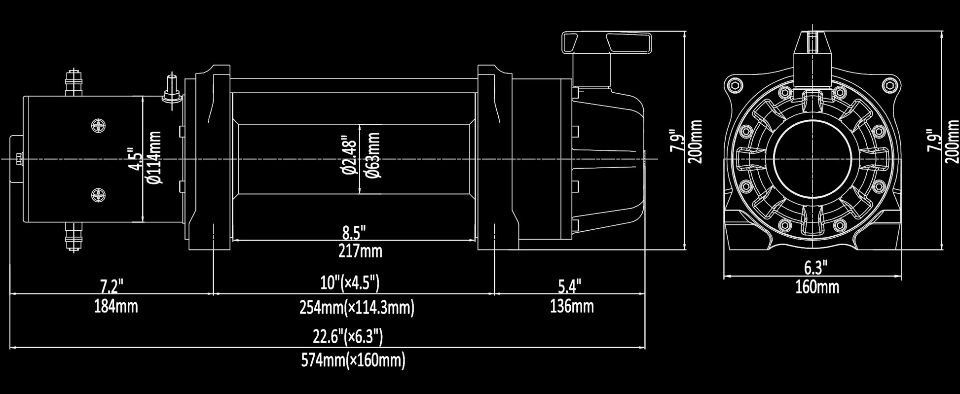 Runva 11XP Premium 12V with Steel Cable