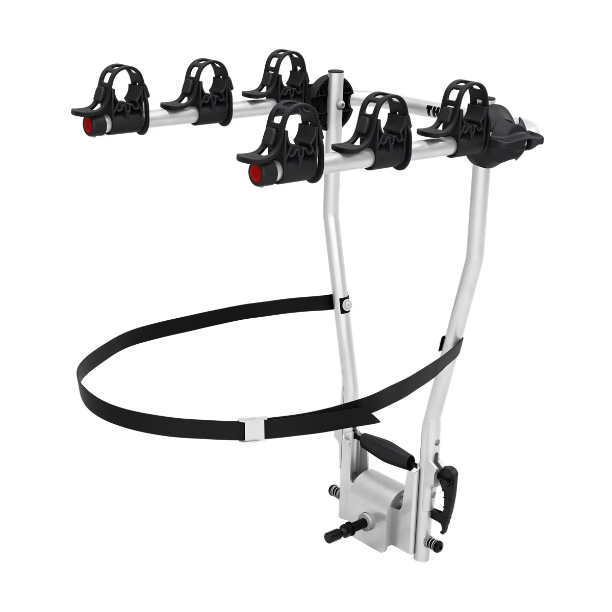 Thule HangOn 3-bike hanging towbar bike rack tiltable silver