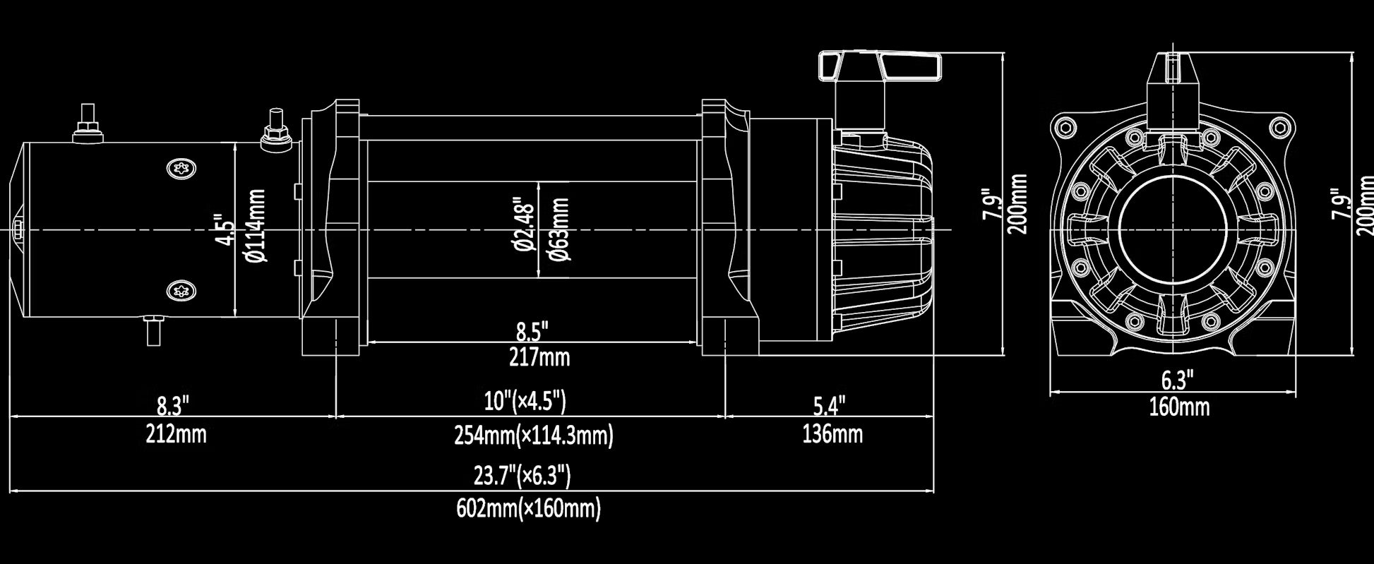 Runva 13XP PREMIUM 12V with Synthetic Rope