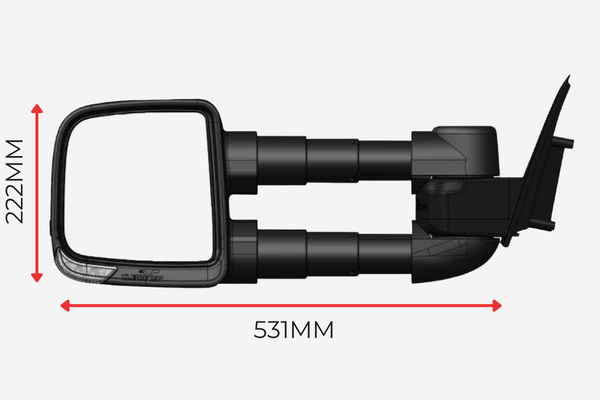 Clearview Compact Towing Mirrors