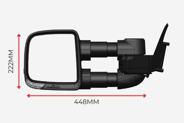 Clearview Compact Towing Mirrors