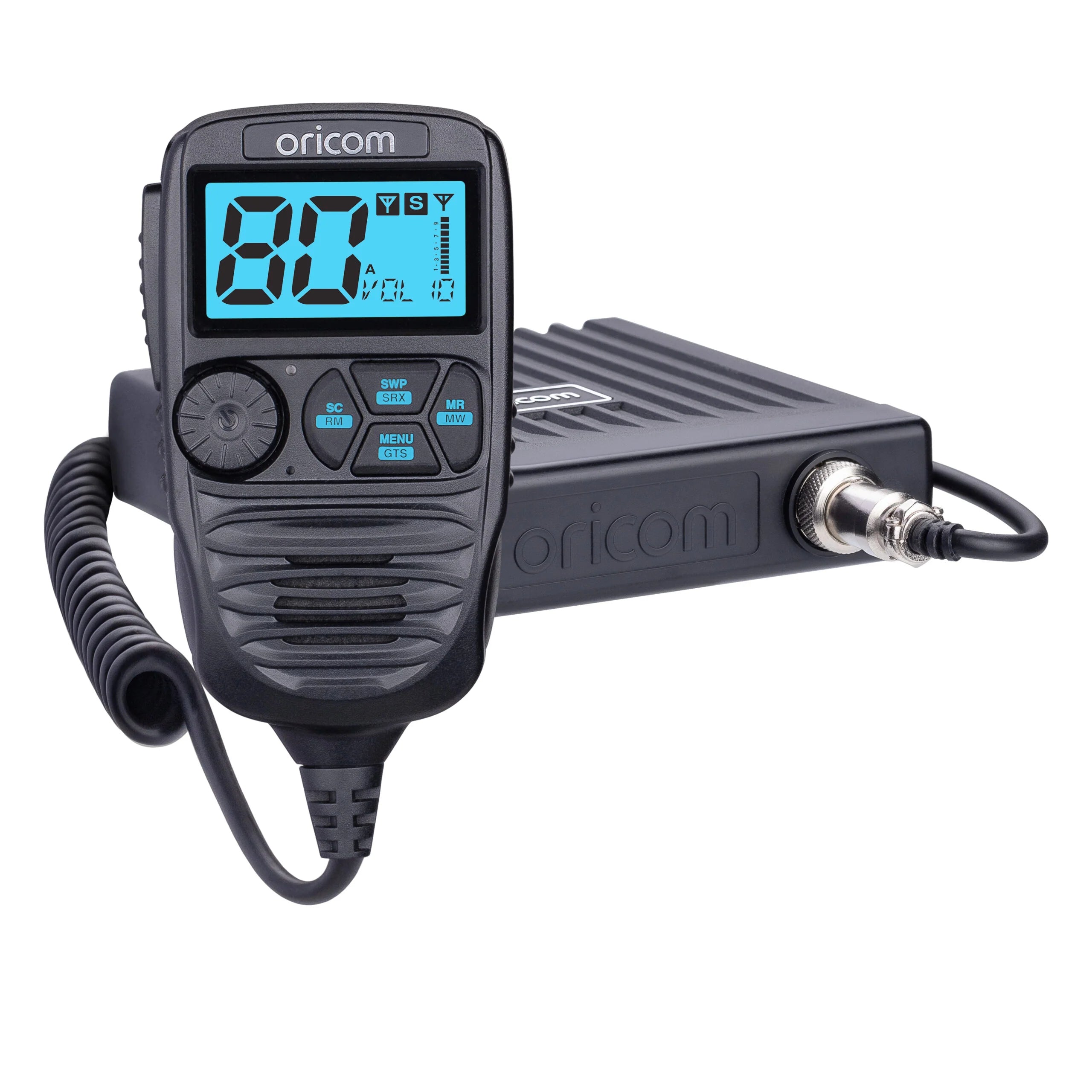 Oricom DTX4200XDV Dual Receive UHF CB Radio with 12/24 Dual Voltage