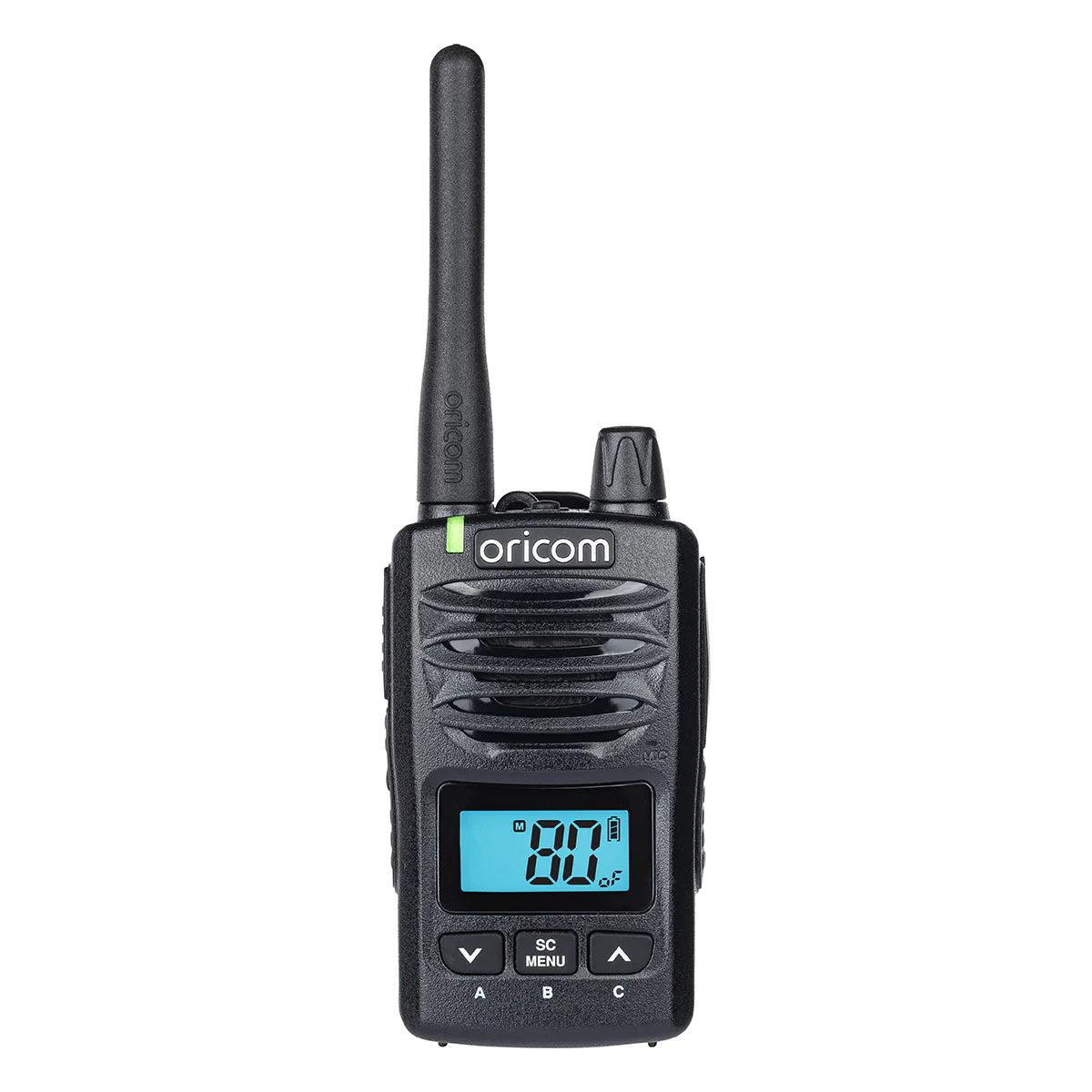 Oricom DTXTP600 5 Watt IP67 Waterproof Handheld UHF CB Radio Trade Pack (Twin Black Radios)
