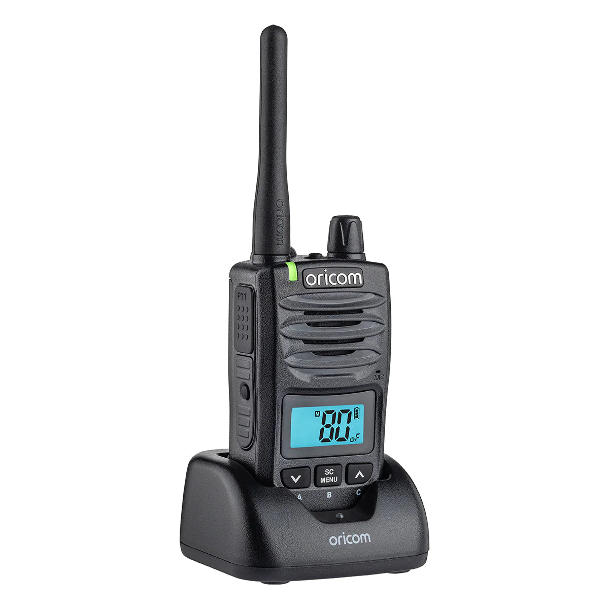 Oricom DTX600 Waterproof IP67 5 Watt Handheld UHF CB Radio (Black)