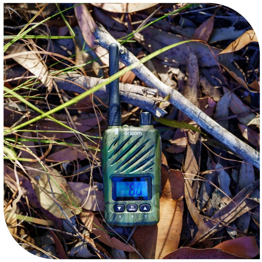 Oricom ULTRA550-1C Camo Waterproof 5 Watt Handheld UHF CB Radio