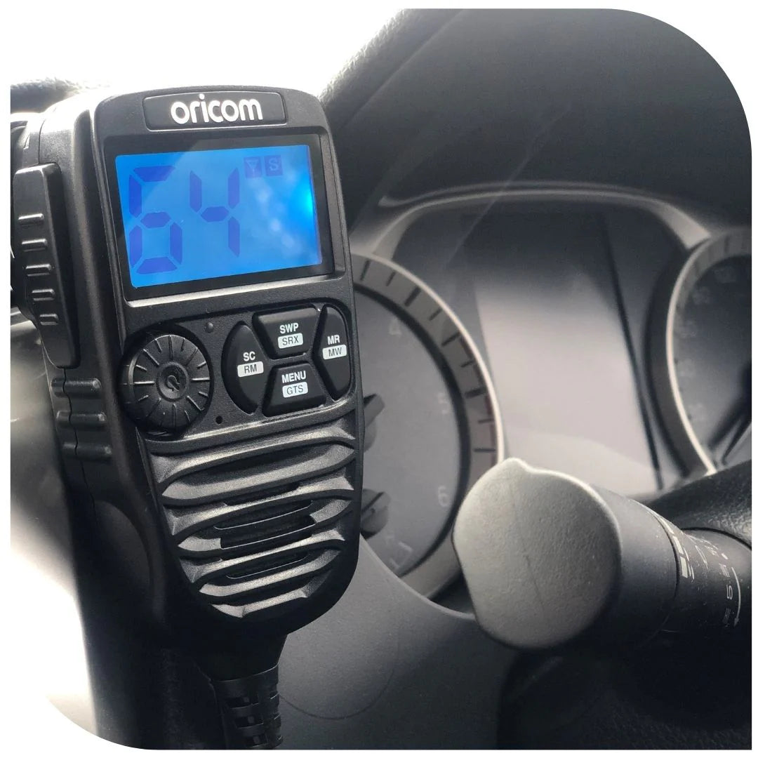 Oricom DTX4200XDV Dual Receive UHF CB Radio with 12/24 Dual Voltage