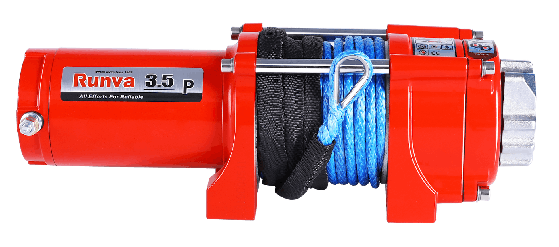 Runva 3.5P 12V with Synthetic Rope