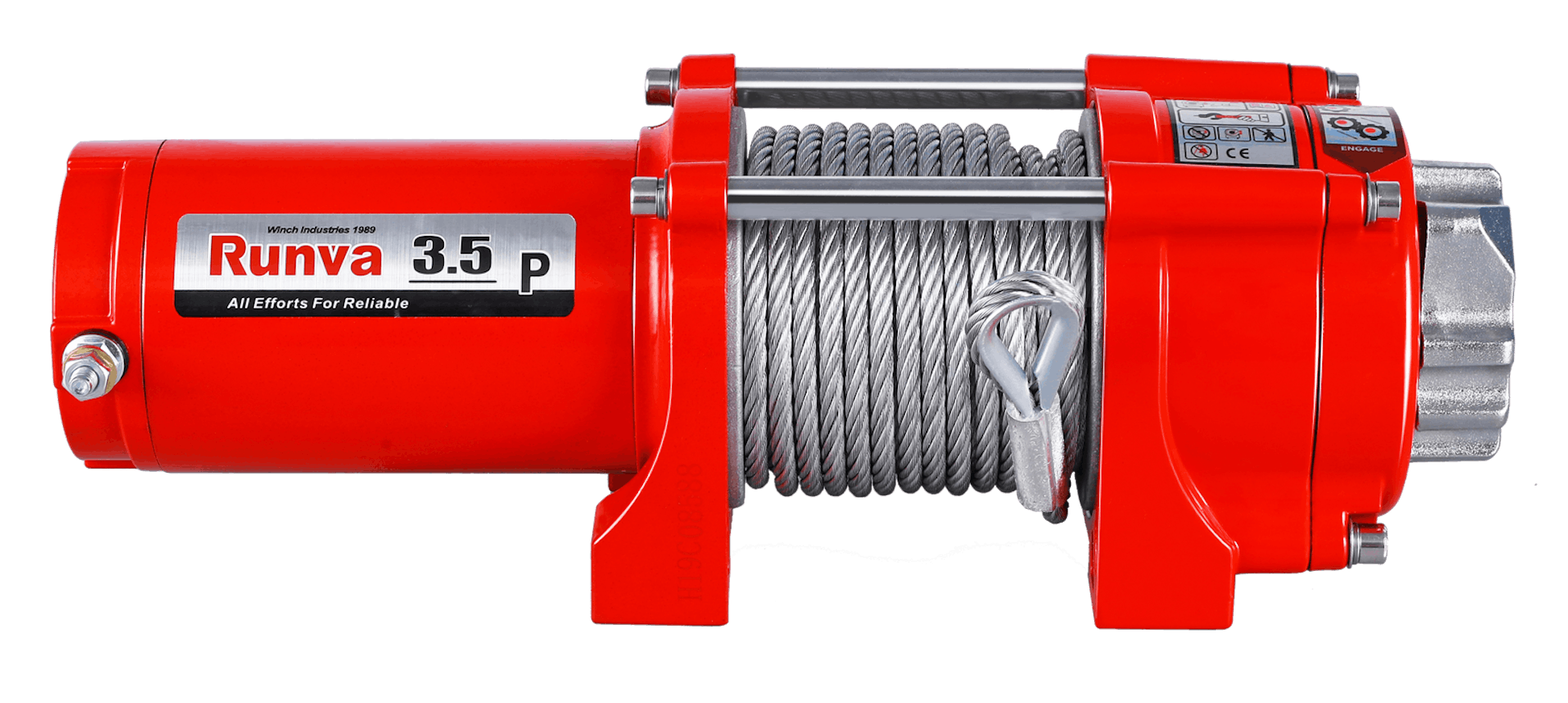 Runva 3.5P 12V with Steel Cable