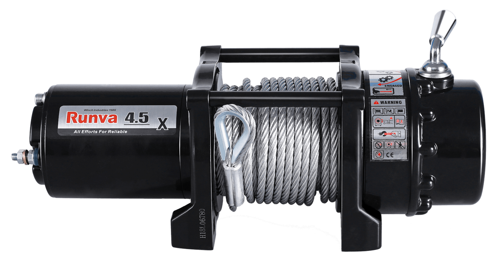 Runva 4.5X 12V with Steel Cable