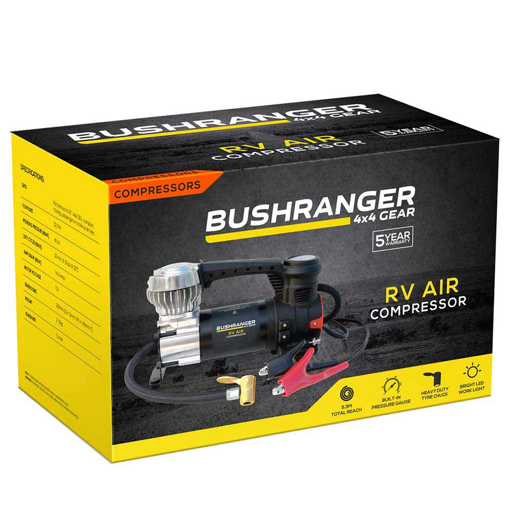 Bushranger RV AIR COMPRESSOR, PORTABLE, 12 VOLT