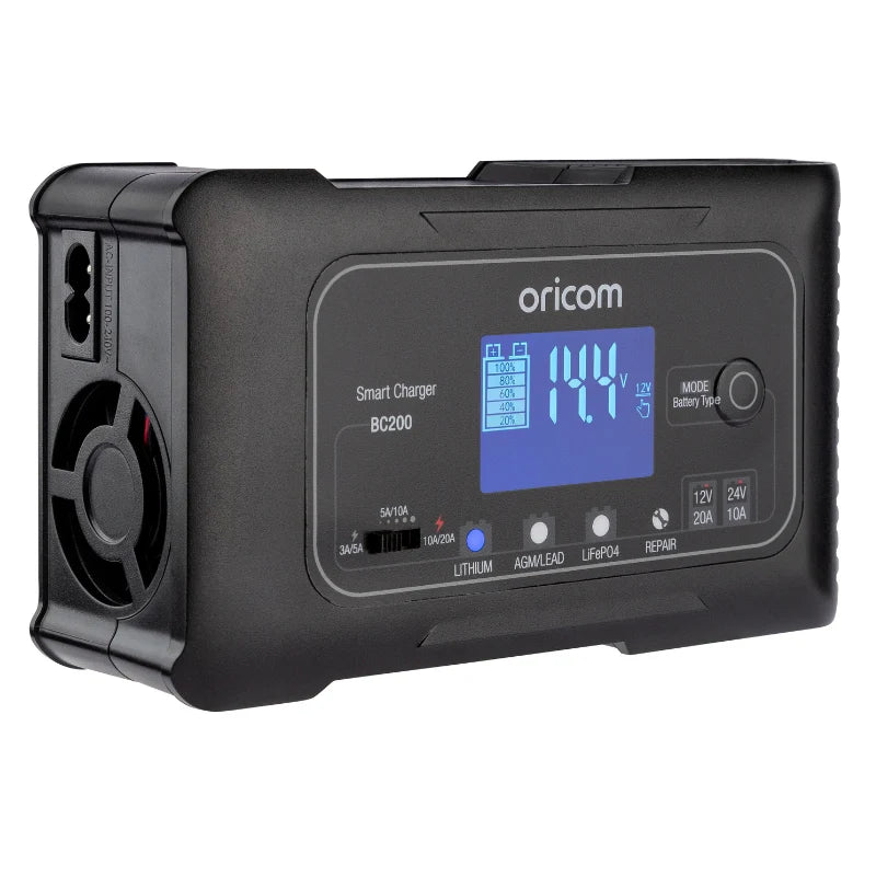 Oricom BC200 20Amp Battery Charger and Maintainer