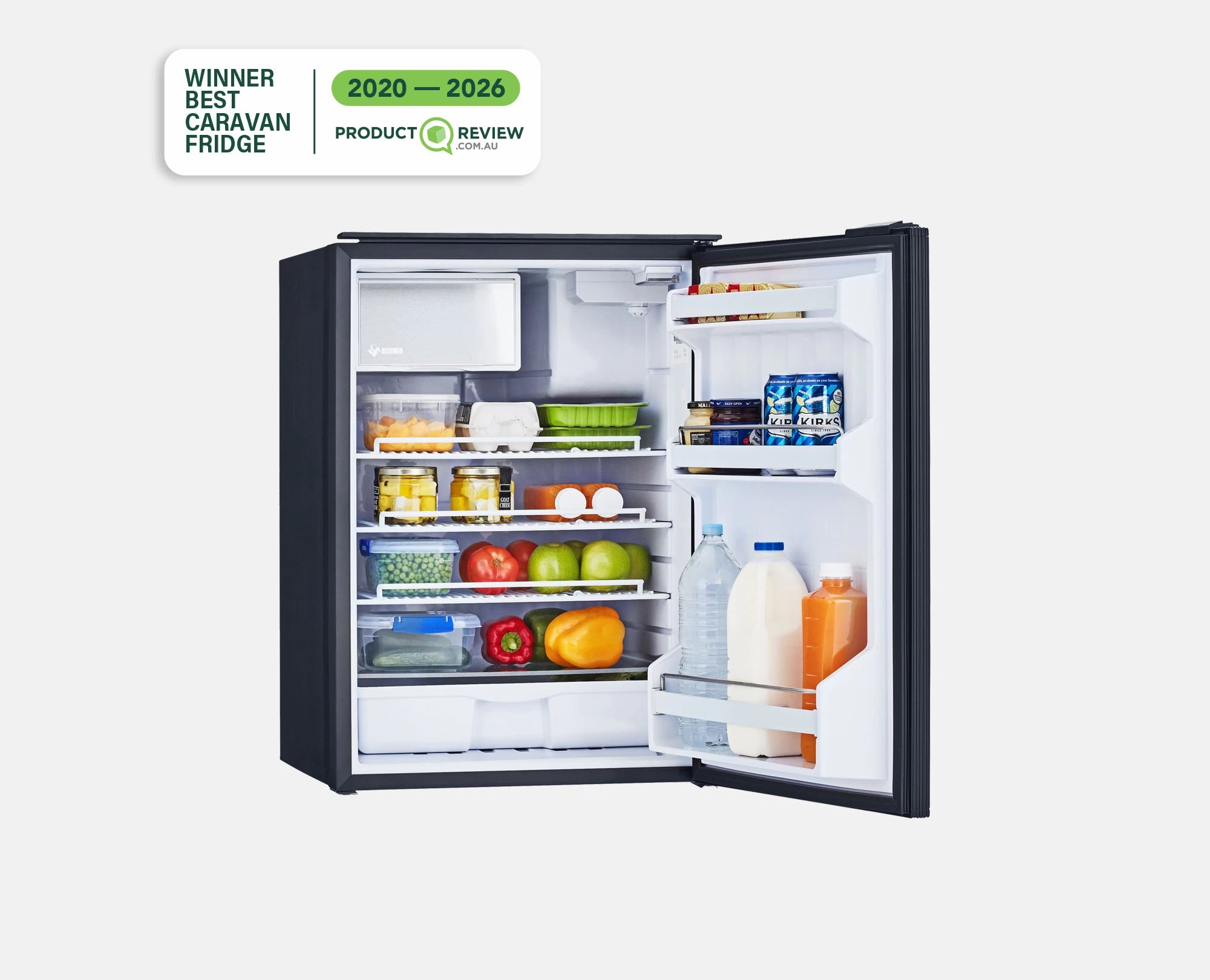 Bushman DC130-X 130L Caravan Fridge - 12V / 24V