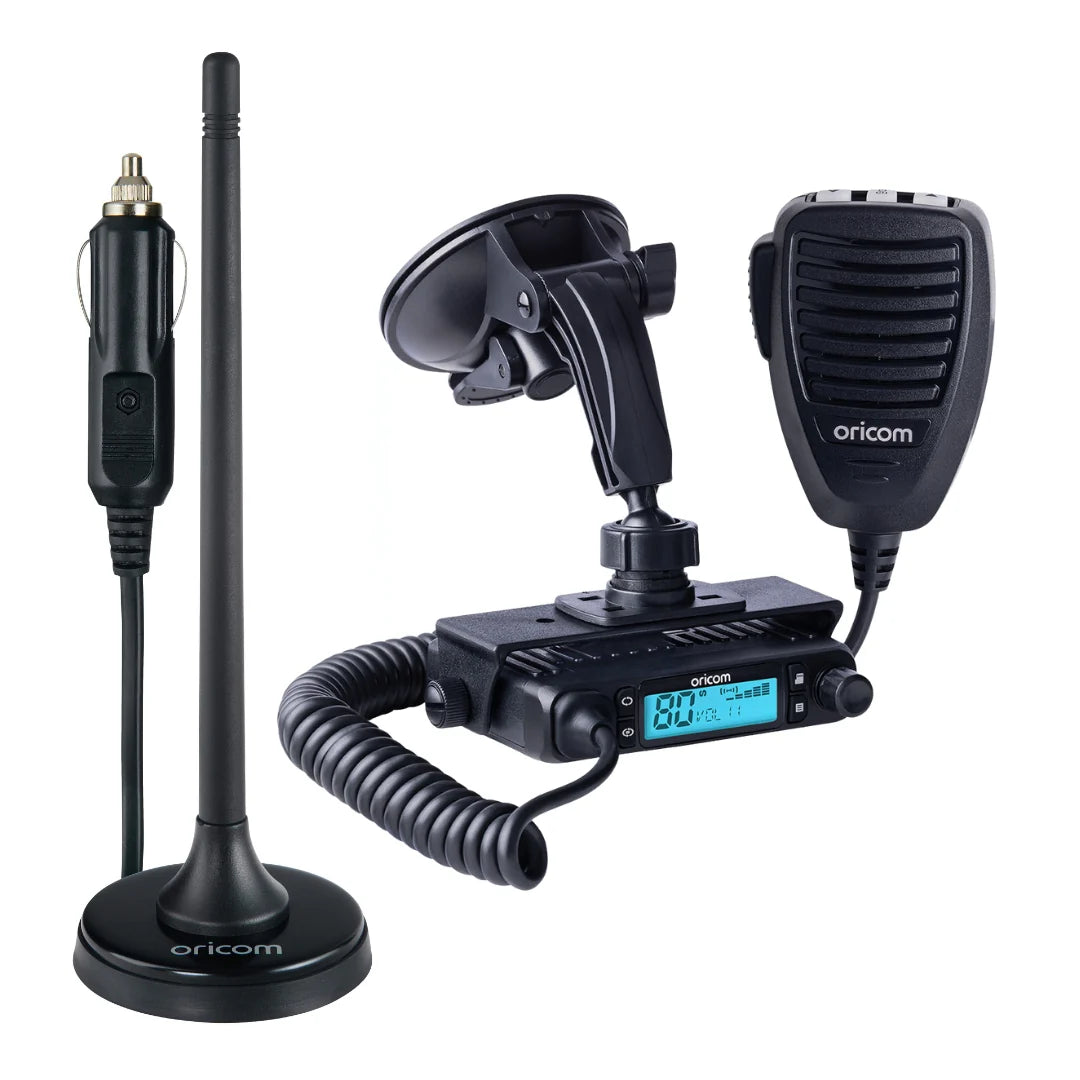 Oricom DTX4300PNP Plug & Play UHF CB Radio Pack