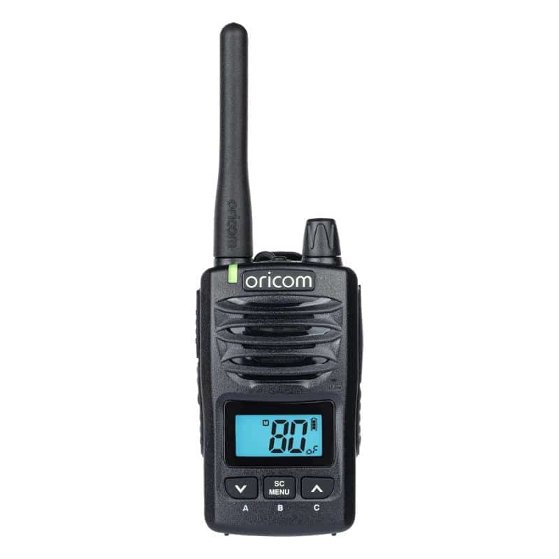 Oricom DTX600 Waterproof IP67 5 Watt Handheld UHF CB Radio (Black)