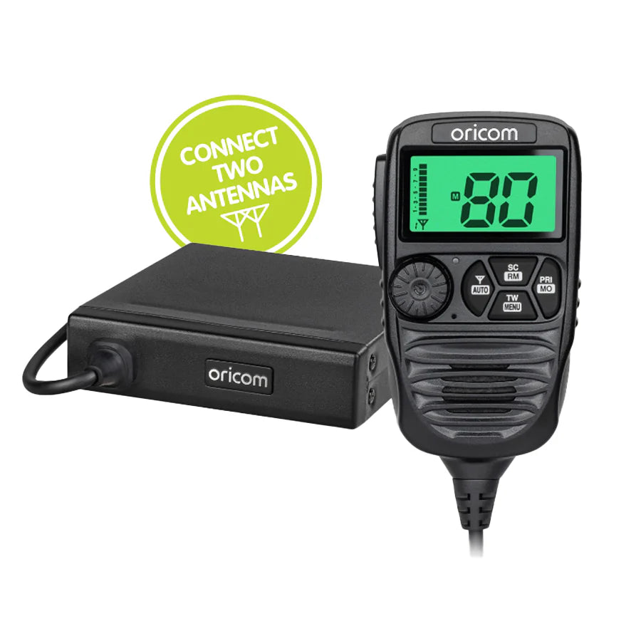Oricom UHF182XP UHF CB Radio with Dual Antenna System
