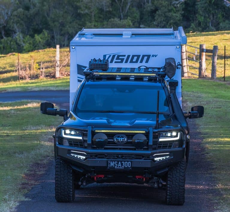 MSA Ranger & Everest POWER FOLD™ Towing Mirrors (Black, Electric, Heated, Indicators, Blind Spot Monitoring, Camera Provision, Temp Sensor, Puddle Light, Power Fold)