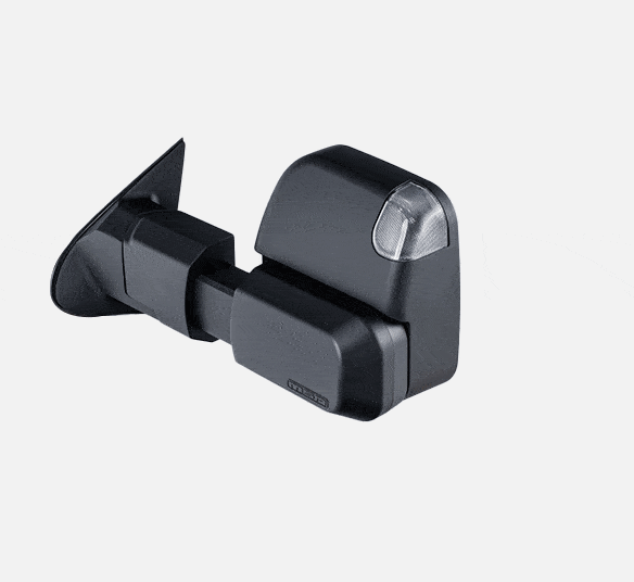 MSA Ranger & Everest POWER FOLD™ Towing Mirrors (Black, Electric, Heated, Indicators, Blind Spot Monitoring, Temp Sensor, Power Fold)