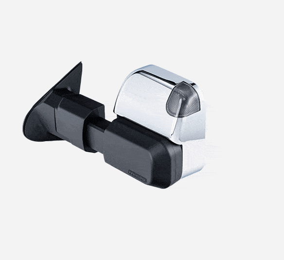 MSA Ranger & Everest POWER FOLD™ Towing Mirrors (Chrome, Electric, Heated, Indicators, Blind Spot Monitoring, Temp Sensor, Power Fold)