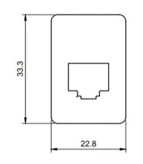 LightForce RJ45 Passthrough To Suit Toyota
