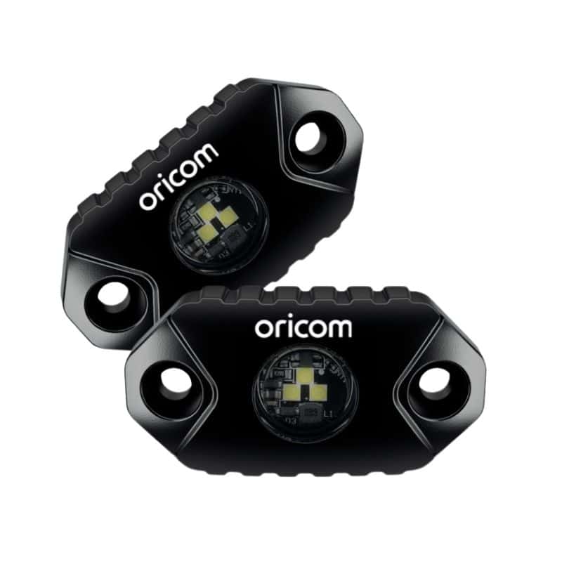 Oricom RKL1W-2 Twin Pack White Rock Lights