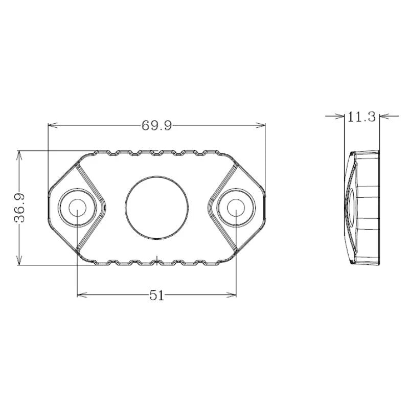 Oricom RKL1W LED Rock Light Single Pack (White)