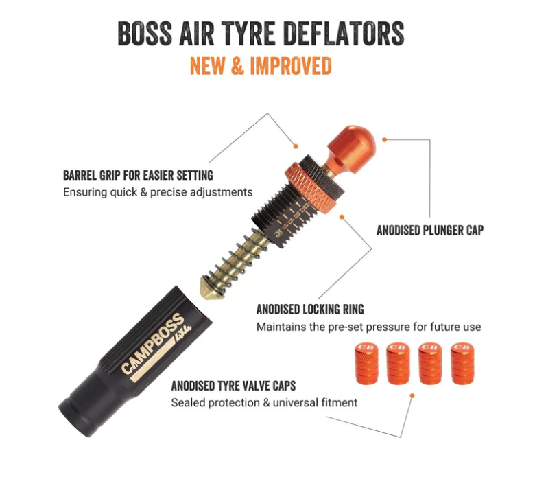 CampBoss 4x4 Tyre Deflators