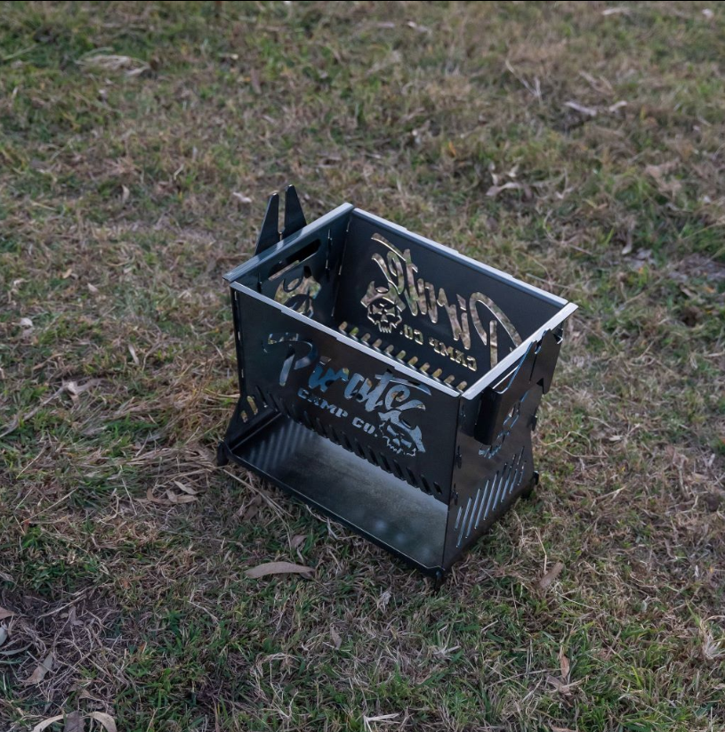 Pirate Camp Co. The Ultimate Collapsible BBQ Fire Pit