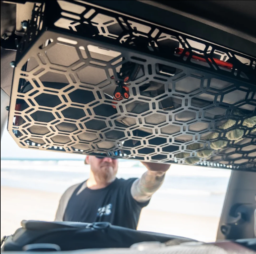 Pirate Camp Co. Drop Down Rear Roof Parcel Shelf | Toyota Prado 250