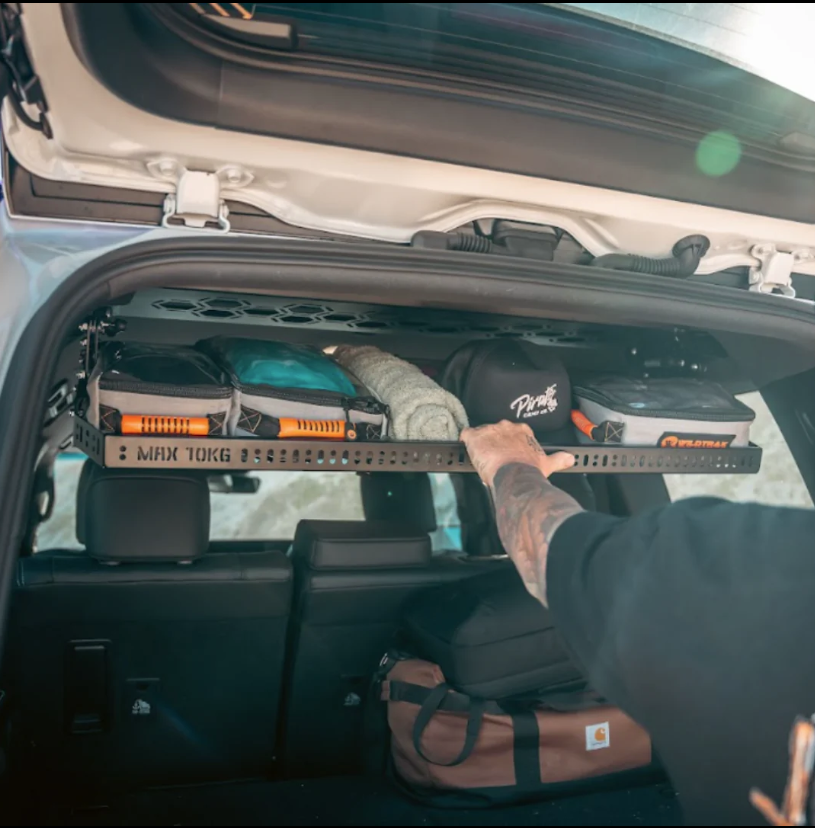 Pirate Camp Co. Drop Down Rear Roof Parcel Shelf | Toyota Prado 250