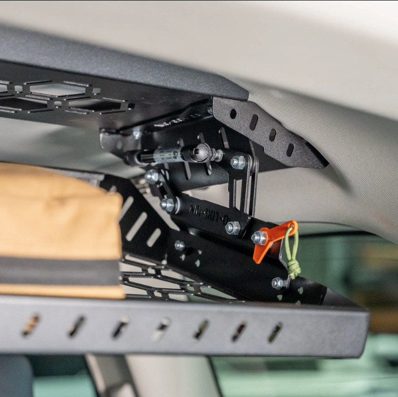 Pirate Camp Co. Drop Down Rear Roof Parcel Shelf | Nissan Y62 Patrol