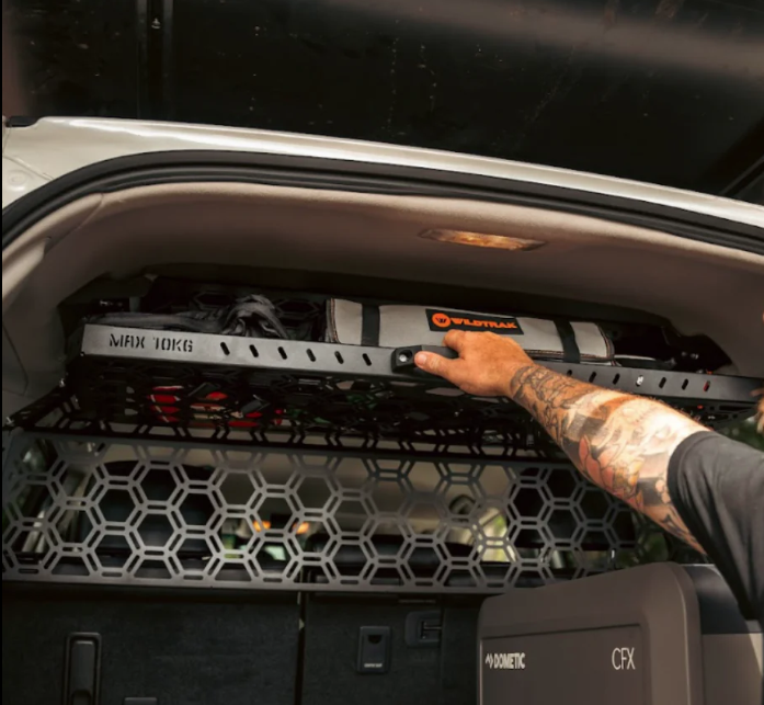 Pirate Camp Co. Drop Down Rear Roof Parcel Shelf | Toyota Prado 150