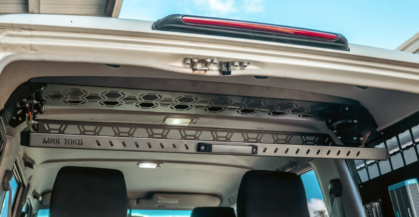 Pirate Camp Co. Drop Down Rear Roof Parcel Shelf | Toyota Landcruiser LC76