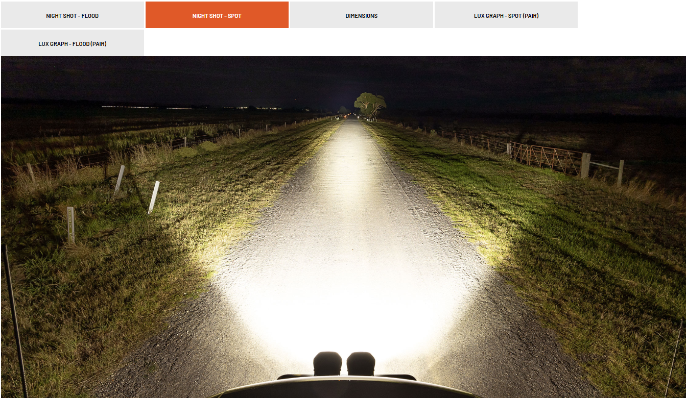 Stedi Type-X™ EVO 8.5 Inch LED Driving Light (Flood)