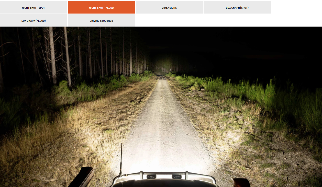 Stedi Type-X™ EVO 7 Inch LED Driving Light (Spot)