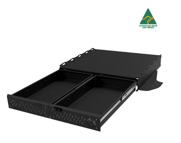 Pirate Camp Co. Slimline Series - Low Profile Drawer System | Toyota Landcruiser LC200