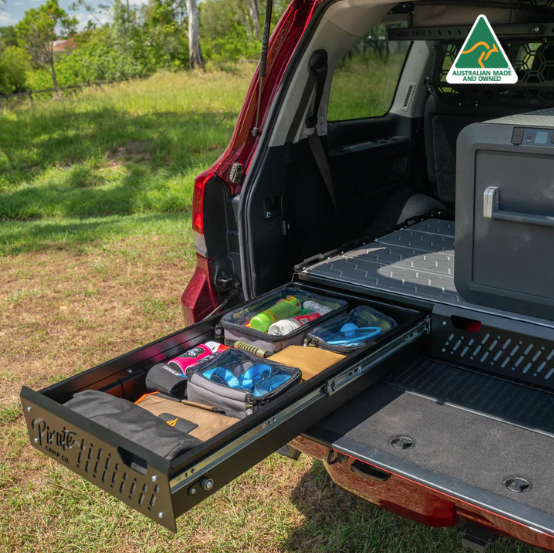 Pirate Camp Co. Slimline Series - Low Profile Drawer System | Toyota Landcruiser LC200