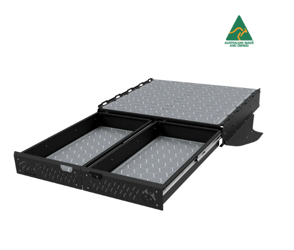 Pirate Camp Co. Slimline Series - Low Profile Drawer System | Toyota Landcruiser LC200