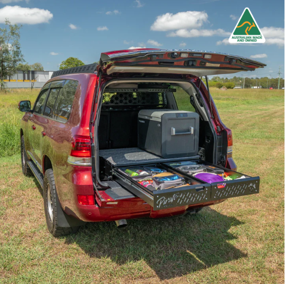 Pirate Camp Co. Slimline Series - Low Profile Drawer System | Toyota Landcruiser LC200