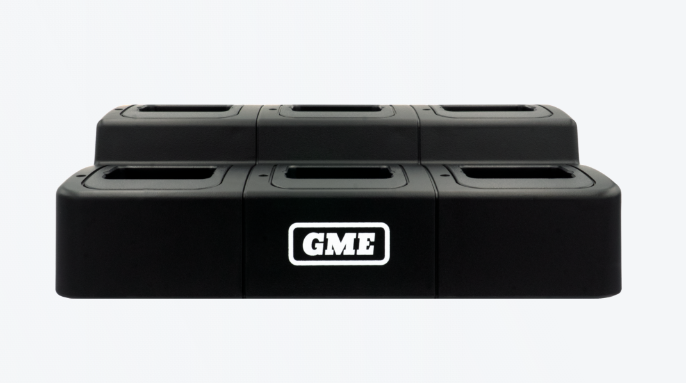 GME BCM003 Compact 6-Bay Multi Charger to suit CP Series & TX6600S