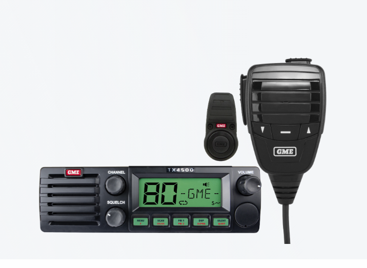 GME TX4500WS2 5 Watt DIN Mount UHF CB Radio with Wireless PTT & ScanSuite™
