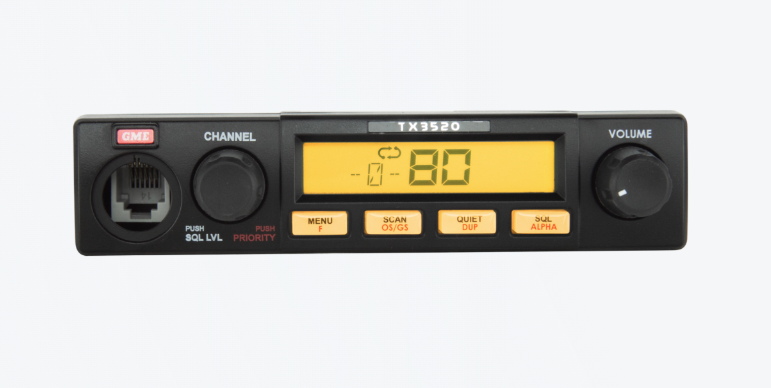 GME TX3520S 5 Watt Remote Head UHF CB Radio with ScanSuite™