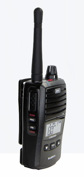 GME TX6165 5/1 Watt UHF CB Handheld Radio including Accessories