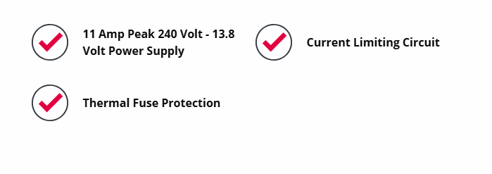 GME PSA1210 Regulated Power Supply (11 Amp Peak)