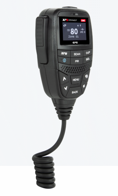 GME MC668B-M Professional Grade OLED Speaker Microphone with GPS