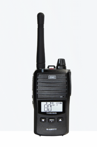 GME TX6165X 5/1 Watt IP67 UHF CB Handheld Radio
