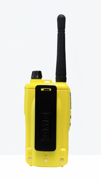 GME TX6165XY 5/1 Watt IP67 UHF CB Handheld Radio - Yellow